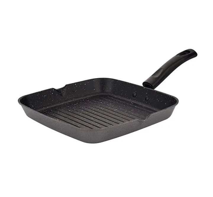 attro non-stick aluminium gas compatible grill pan