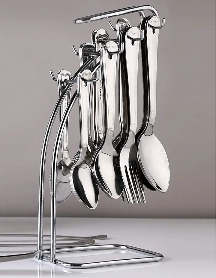 crystal cutlery set