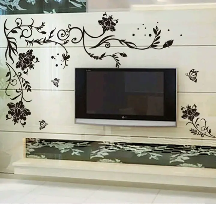 decals design 'butterflies corner' wall sticker