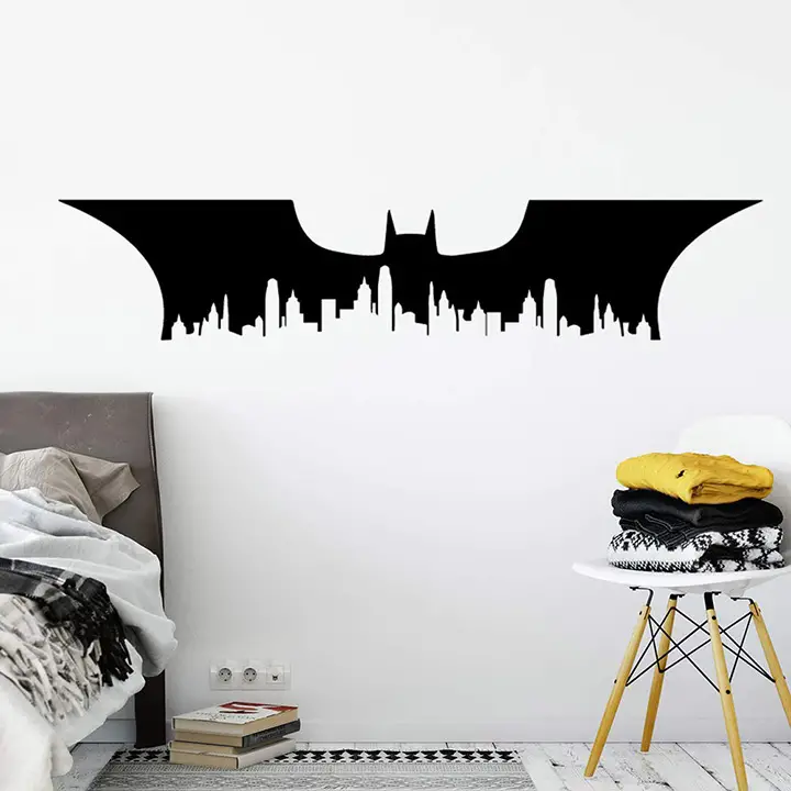 gadgets wrap delicate batman superhero wall art decal wall sticker