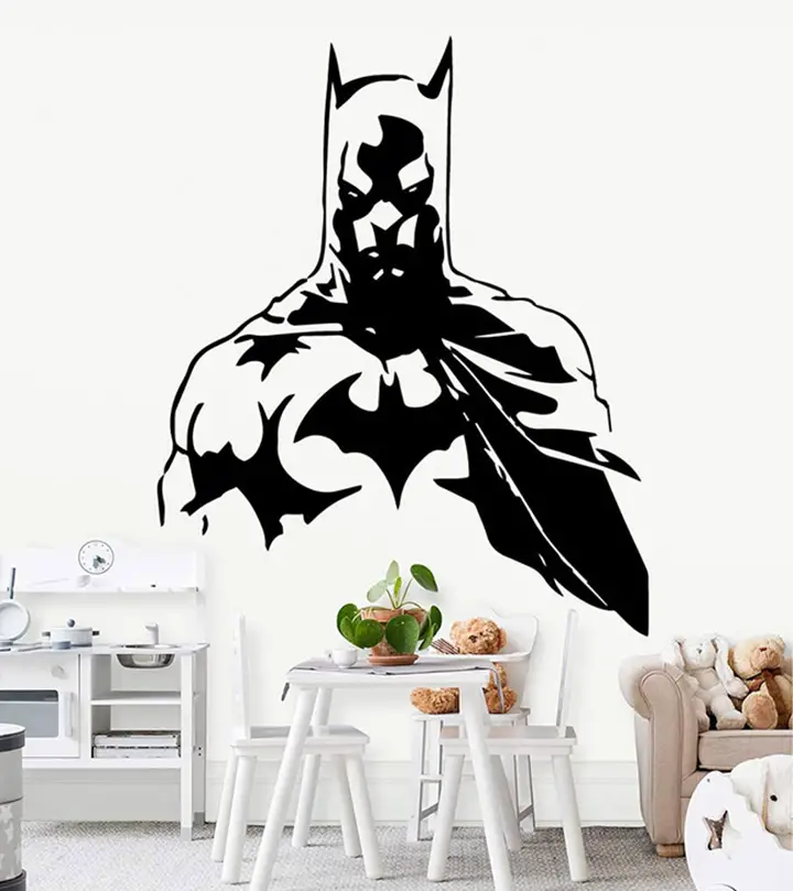 gadgets wrap superhero batman removable art vinyl wall stickers