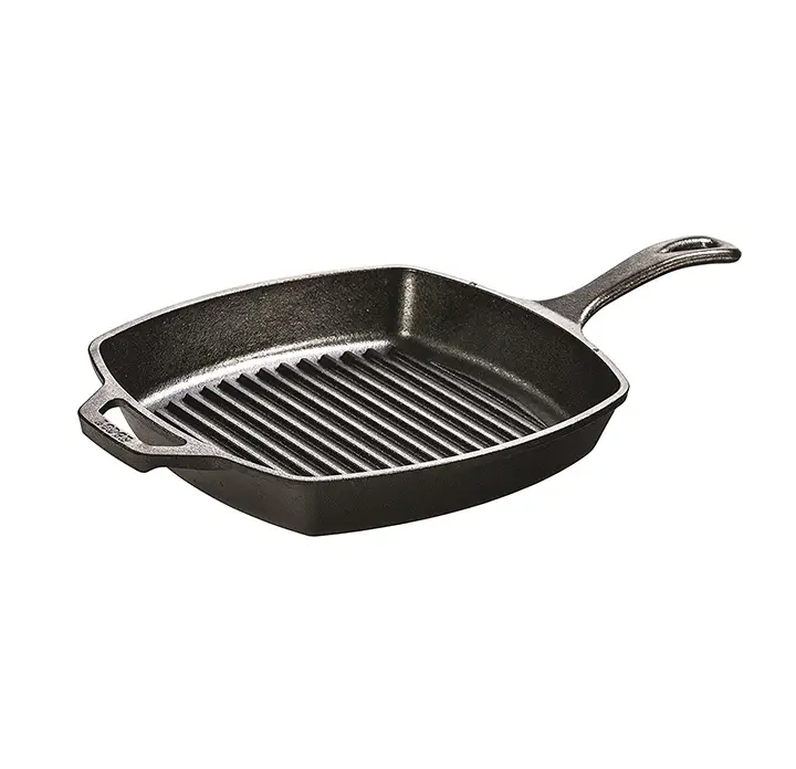 lodge induction base cast iron grill pan