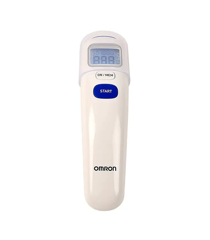 omron mc 720 non contact digital infrared forehead thermometer