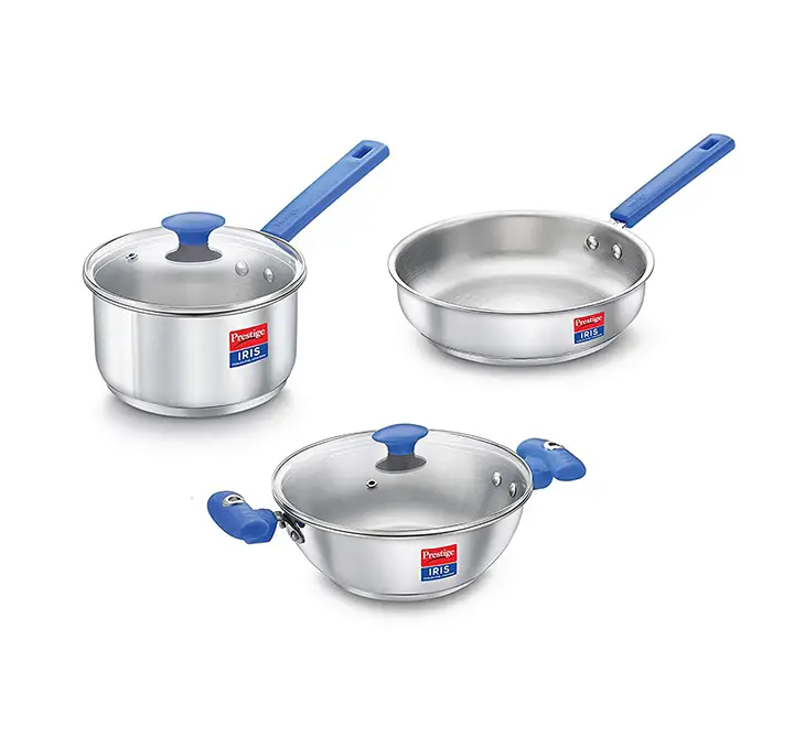 prestige platina special byk stainless steel cookware set
