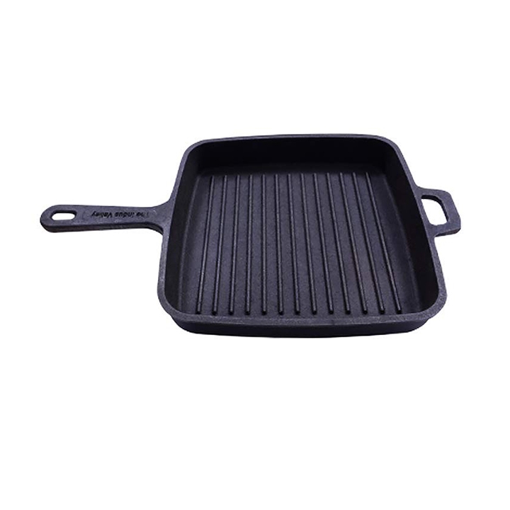 the indus valley pre seasoned cast iron grill pan