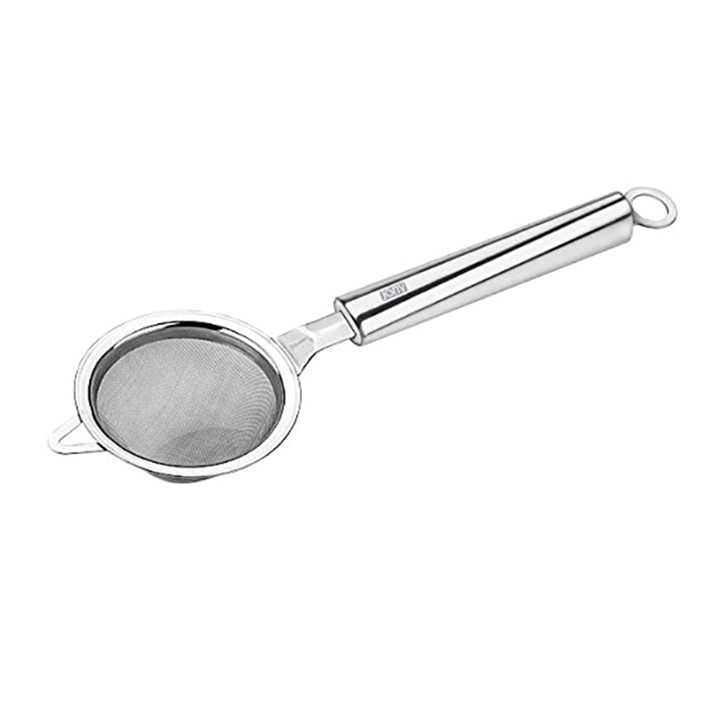 tosmy stainless steel tea strainer