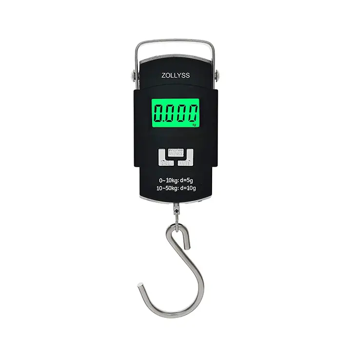 zollyss portable digital 50 kg weighing scale with metal hook