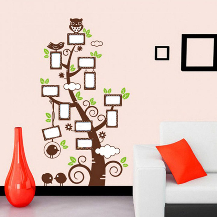 Decals Design 'Owl Photo Tree' Wall Sticker