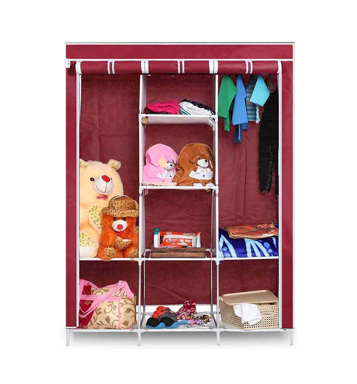 GTC Fabric 6+2 Layer Portable Collapsible Closet