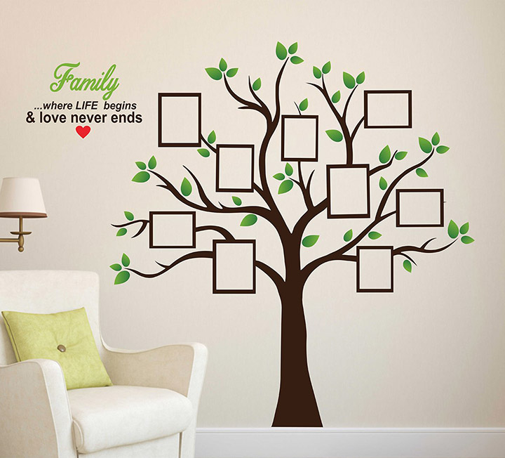 Wallstick 'Family Tree' Wall Sticker