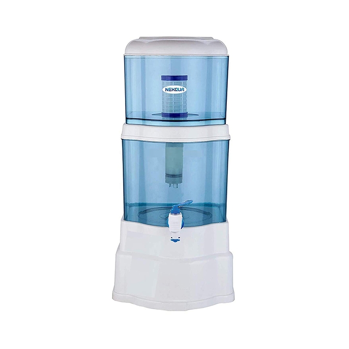 nexqua dew non-electric ultra filtration (uf) based gravity water filter and purifier