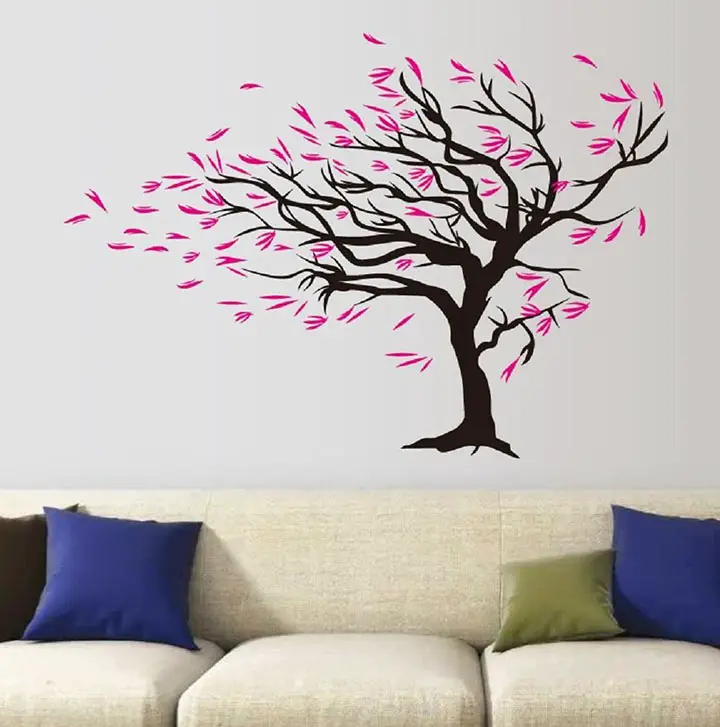 stylishwalls pink tree decals designs