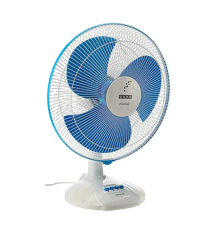 usha maxx air 400mm table fan