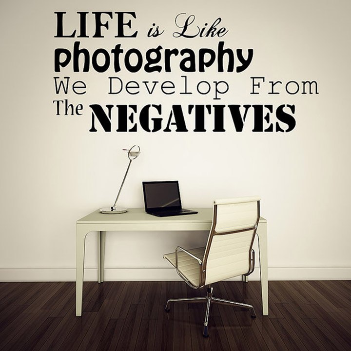 decor kafe home decor life is photography wall sticker