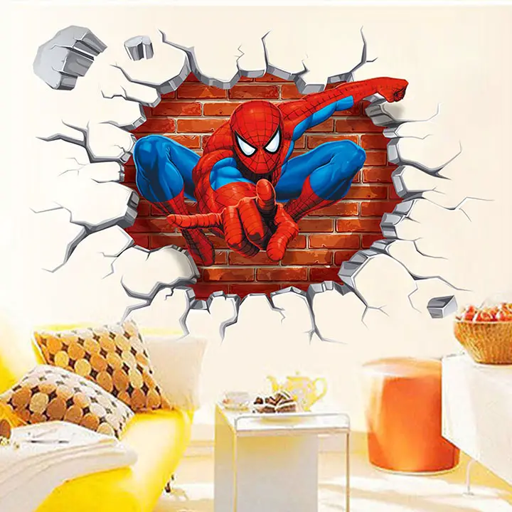 decals design 'spiderman super hero cartoon' wall sticker