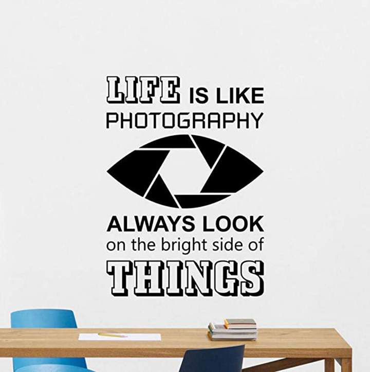 Gadgets Wrap Home Decoration Accessories Life is Like Photography Wall Decal