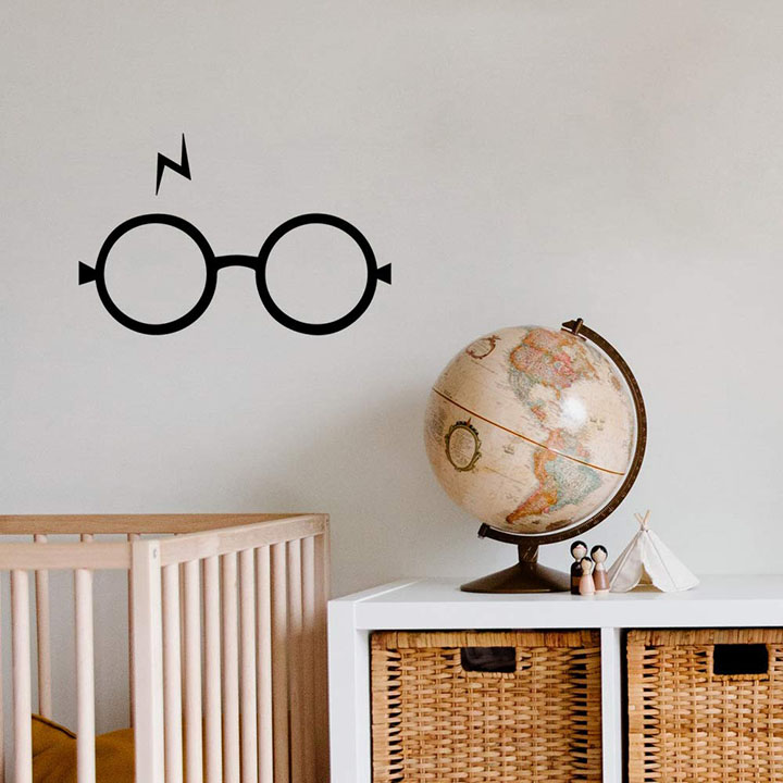 Gadgets Wrap Wall Decals 29CM Wall Stickers Black Color - (Wizard Hat Harry Potter)