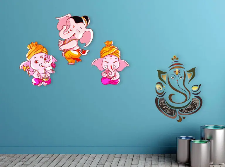 10 Best Designed Lord Ganesha Wall Stickers For Home