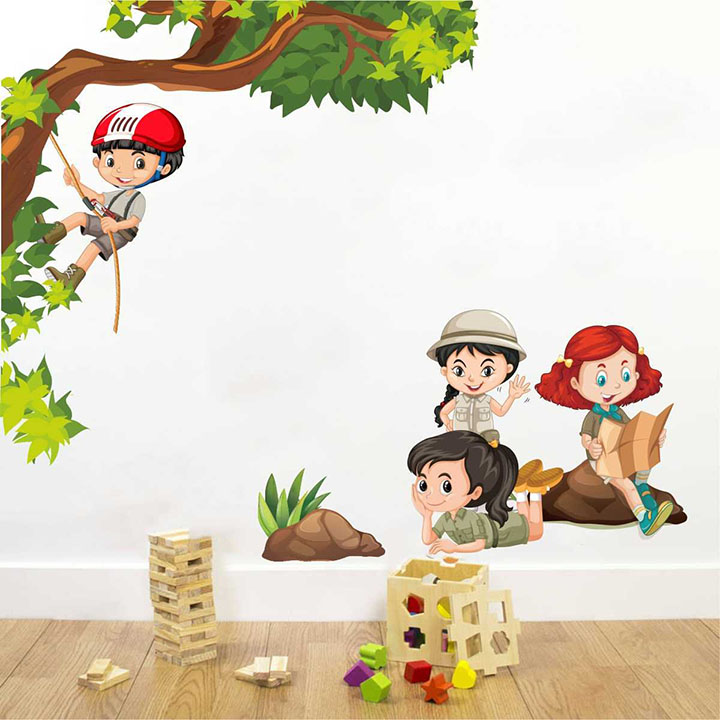 Rawpockets Kids Activity' Wall Sticker