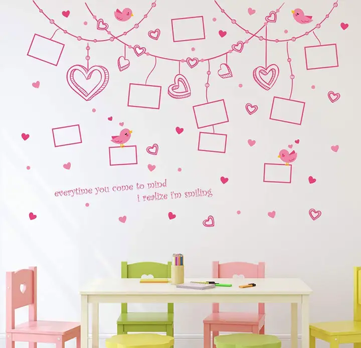 wallpaper stickers for living room capture the memories on wall