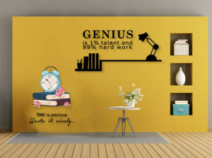 study room wall stickers