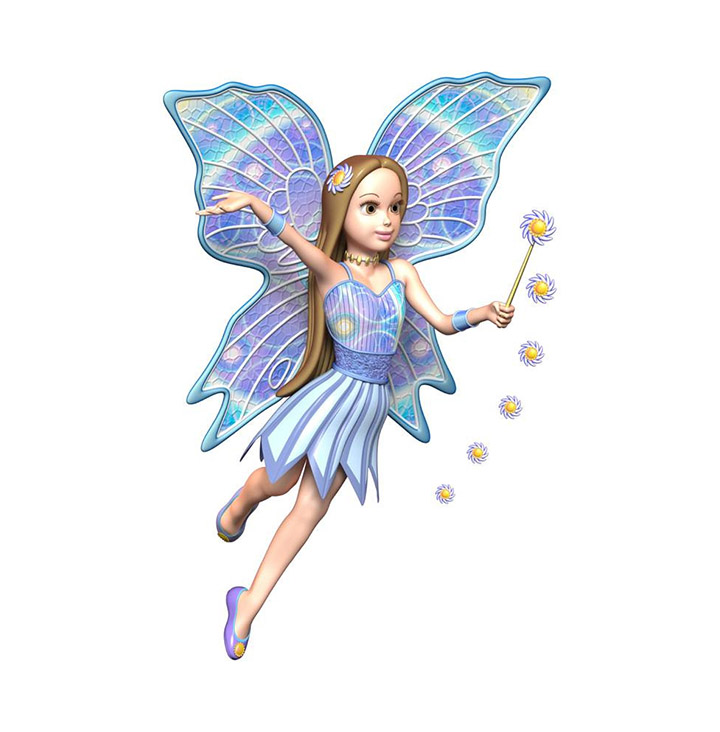 blue fairy skin sticker
