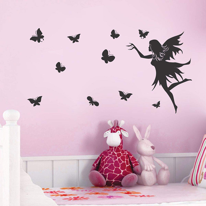 fairy butterfly wall sticker