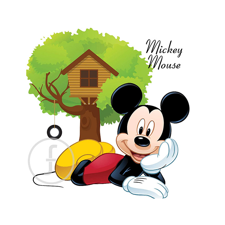fingerz Mickey Mouse at Home Tree Wall Stickers