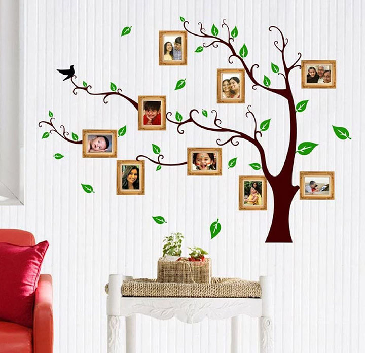living family photo tree wall sticker