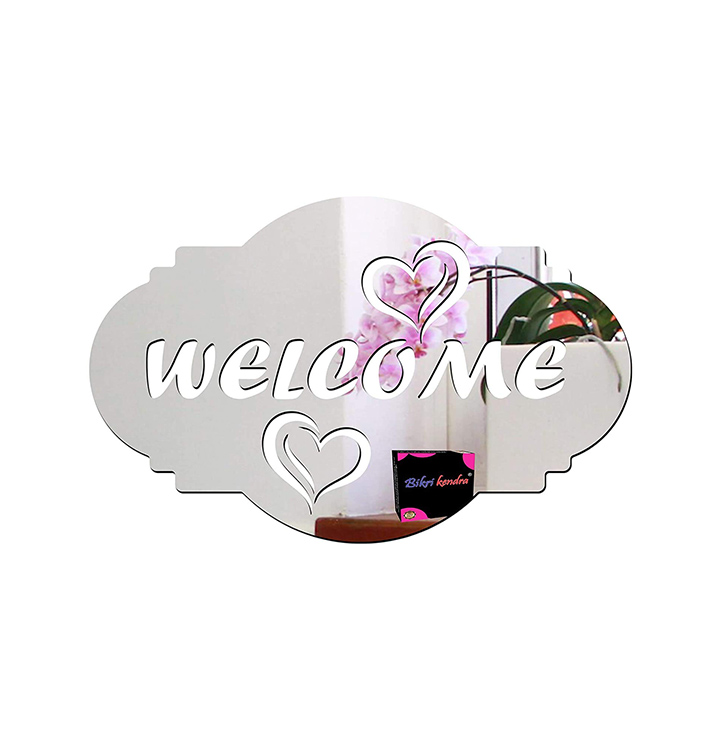 3d acrylic welcome wall sticker