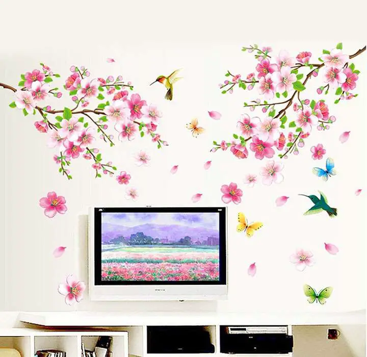 Decals Design 'Flowers Branch' Wall Sticker