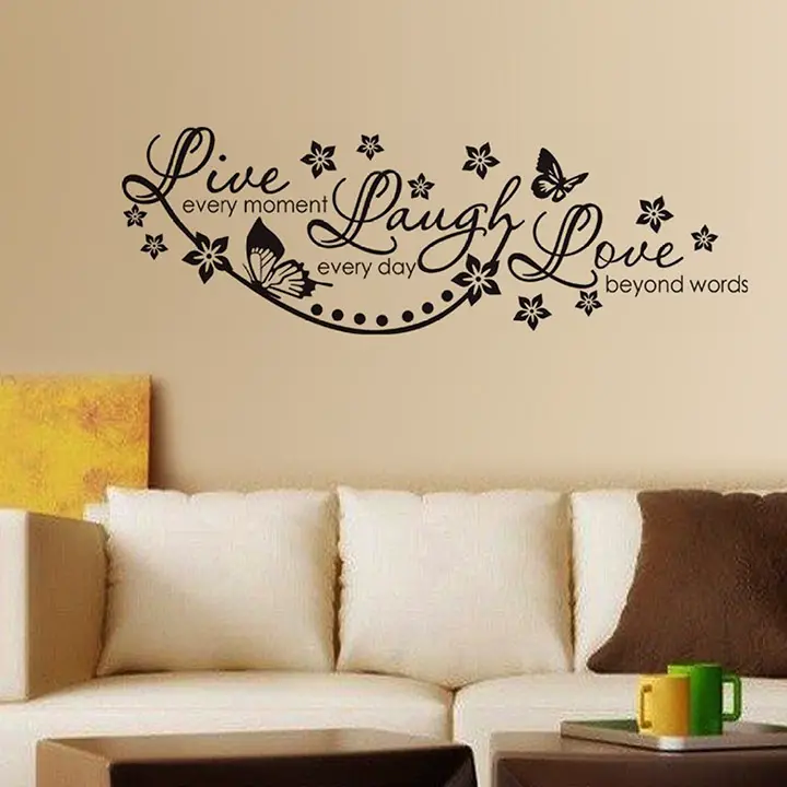 Decals Design 'Live Laugh and Love Family' Wall Sticker