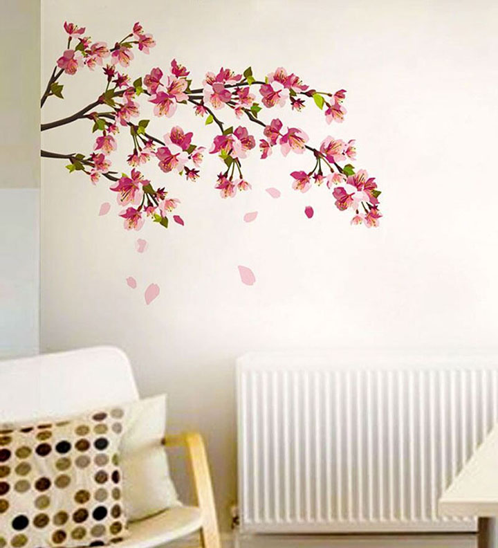 decals design 'sakura cherry blossom' wall sticker