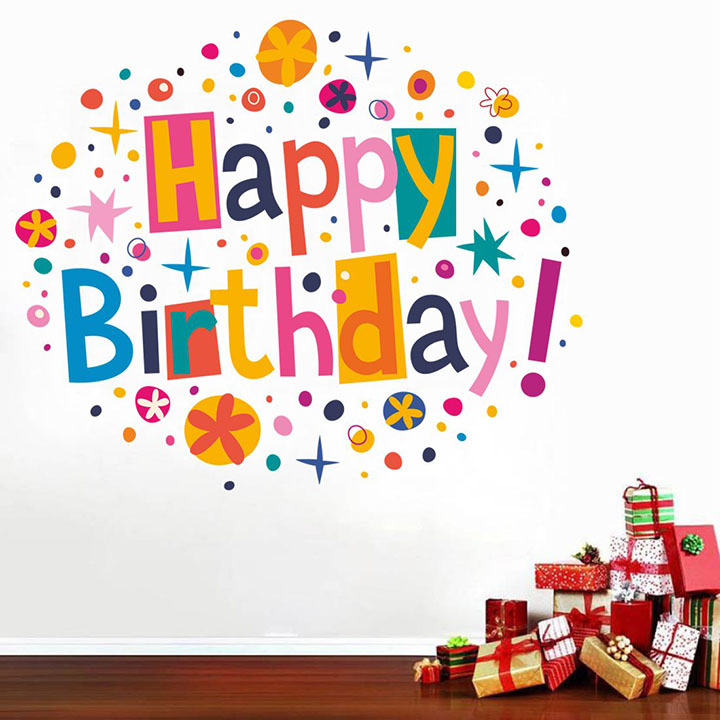 Grand Birthday party Wall Stickers