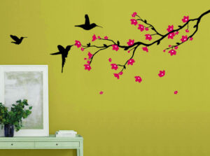 pink wall stickers
