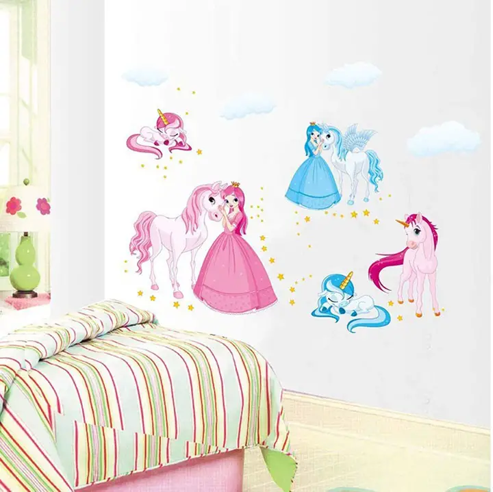 Syga Princess Kids Decorative Wall Stickers