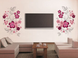 tv wall stickers