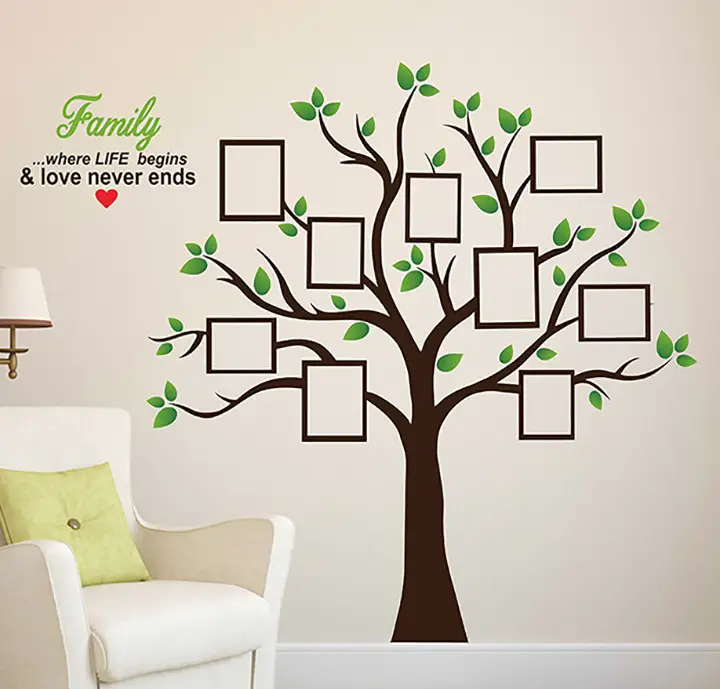 Wallstick 'Family Tree' Wall Sticker