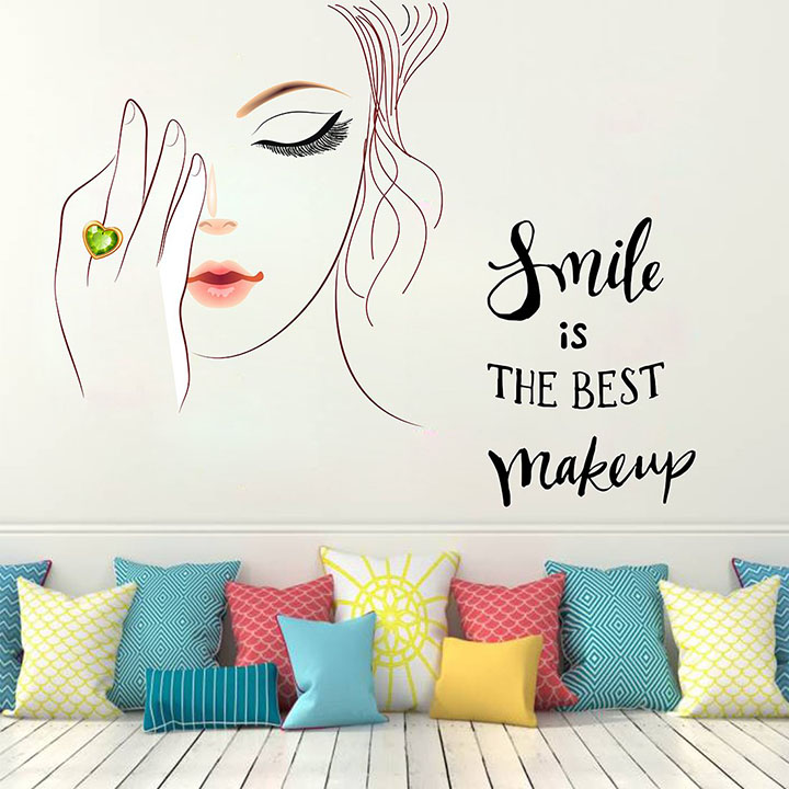 Wallstick 'Smile Beauty' Wall Sticker