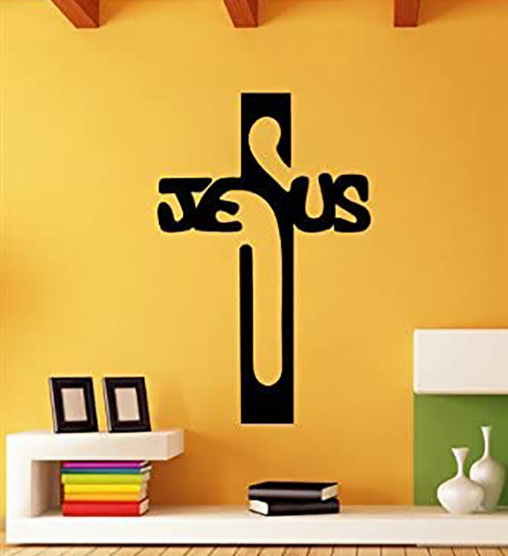 christian sign wall sticker