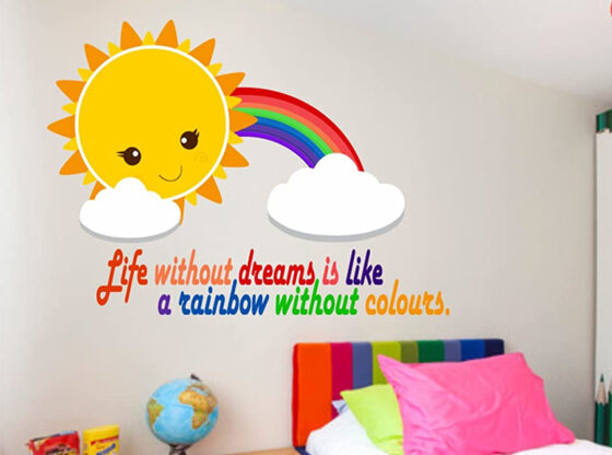 rainbow wall stickers