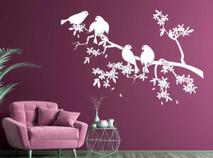 stylish and creative wall stickers