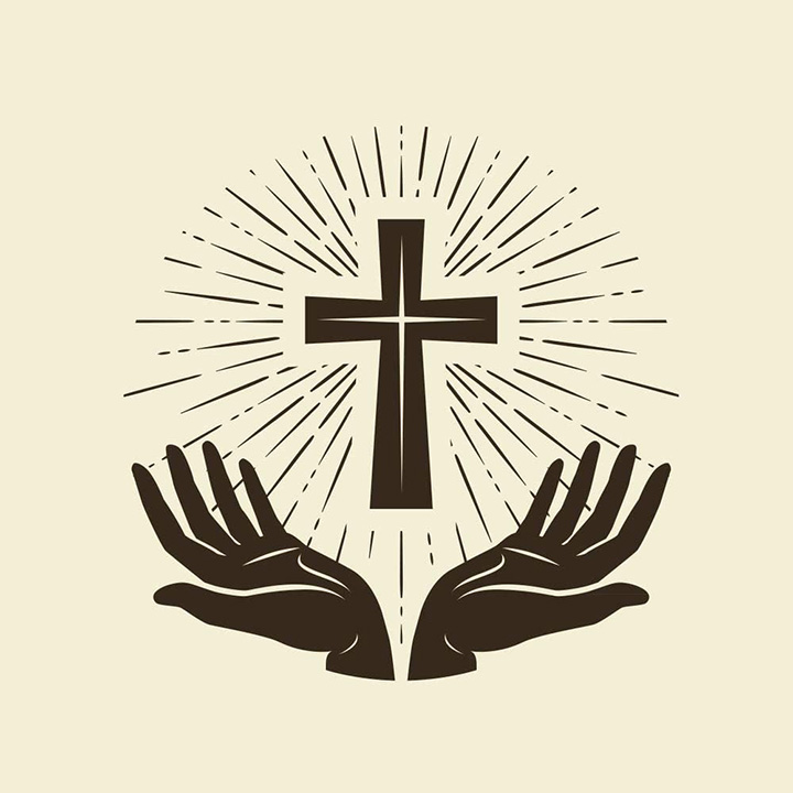 symbol of jesus christ wall sticker
