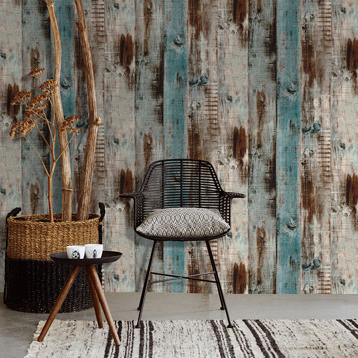 vintage rustic wood plank peel and stick, self adhesive wallpaper