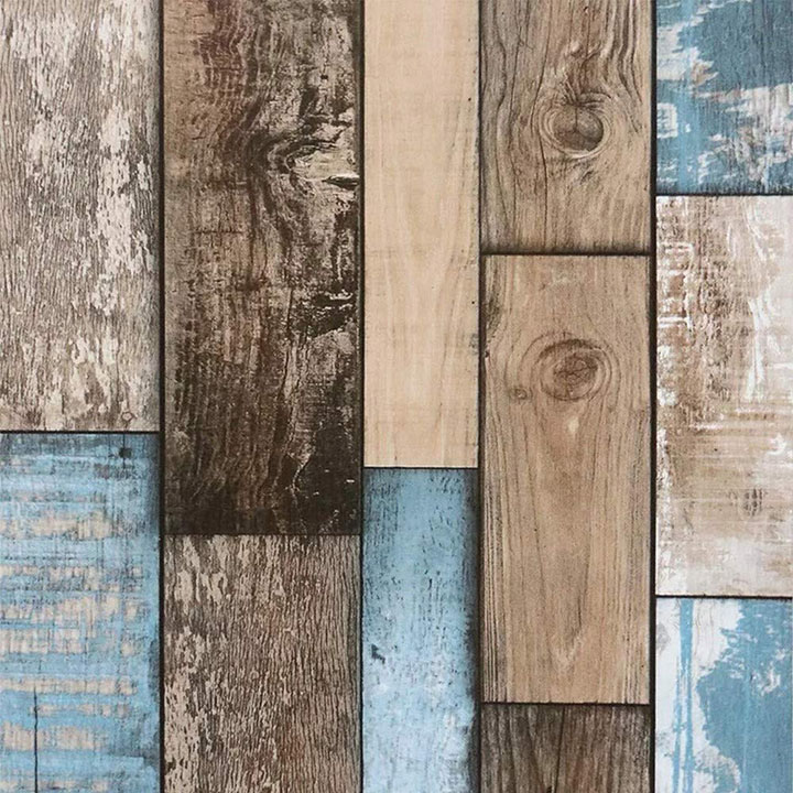 wood peel and stick home wallpaper, 3d pattern self adhesive wood wallpaper