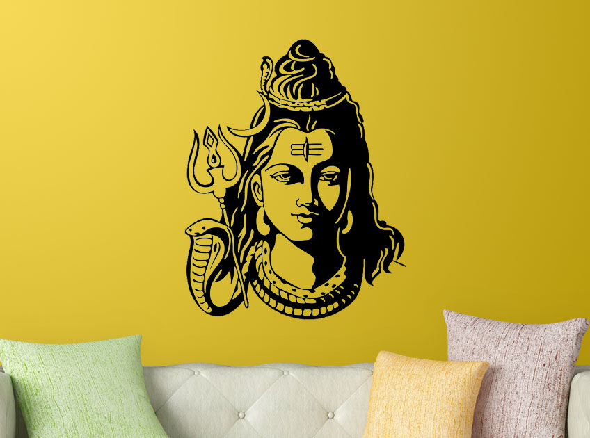 Lord Shiva Wall Stickers / Wall Sticker Home in India