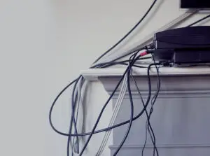how to hide tv wires without cutting wall